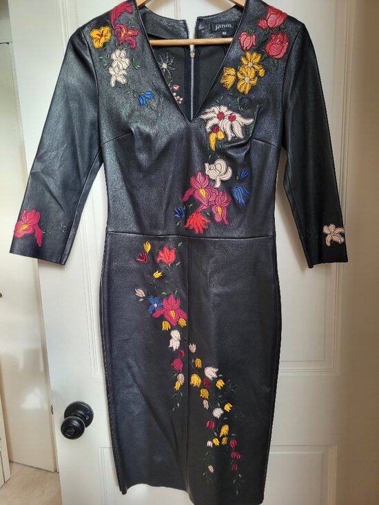 Jitrois Dresses & Skirts - Jitrois Black Leather Dress